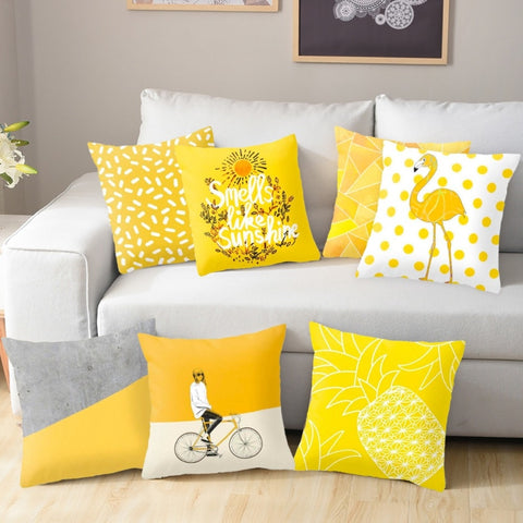 Throw Pillow Covers | Someone Say Yellow? - 12 designs - Seahorse Mansion 