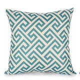 Throw Pillow Covers | Aqua Geometric - 6 designs - Seahorse Mansion 