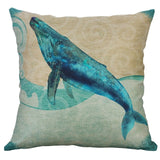 Throw Pillow Covers | Watercolor Sea Creatures - 7 designs - Seahorse Mansion 