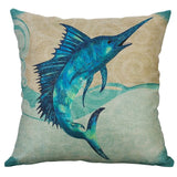 Throw Pillow Covers | Watercolor Sea Creatures - 7 designs - Seahorse Mansion 