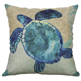 Throw Pillow Covers | Watercolor Sea Creatures - 7 designs - Seahorse Mansion 