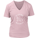 Logo Tee | Women's V-Neck - Seahorse Mansion, 3 colors - Seahorse Mansion 