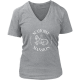 Logo Tee | Women's V-Neck - Seahorse Mansion, 3 colors - Seahorse Mansion 