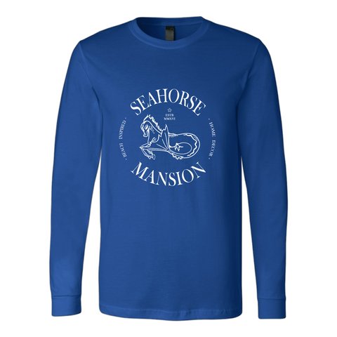 Logo Tee | Long Sleeve - Seahorse Mansion, 3 colors - Seahorse Mansion 