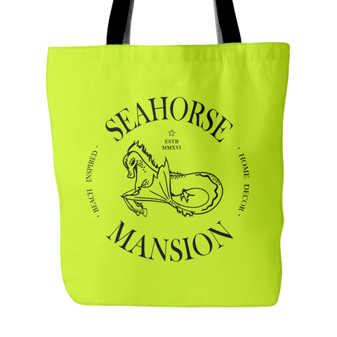 Logo Beach Tote | Adventure Bag - Seahorse Mansion, 3 colors - Seahorse Mansion 